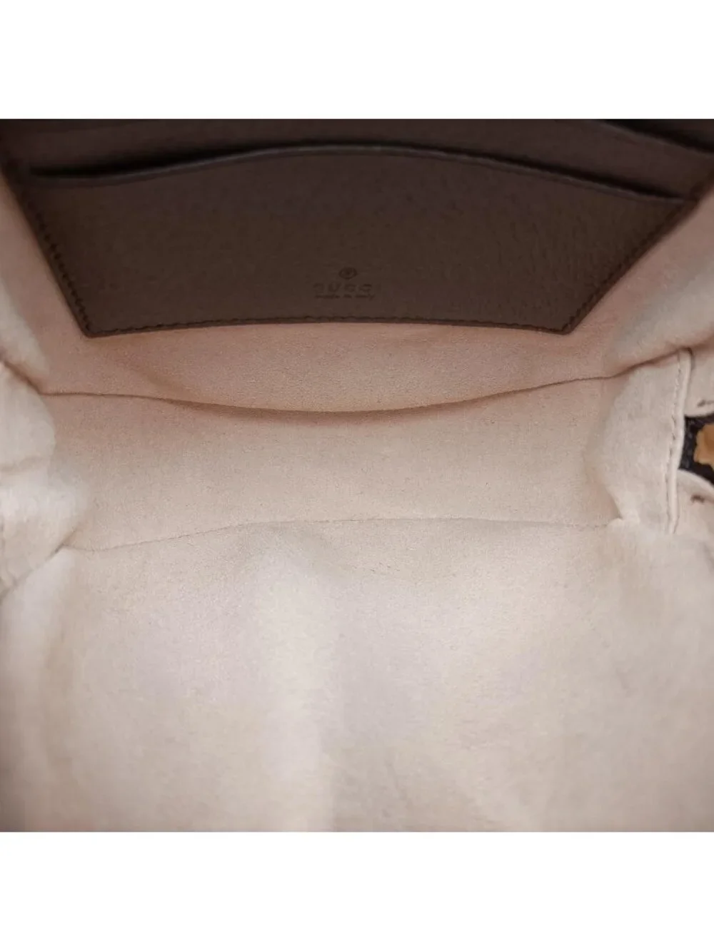 Gucci Ophidia Brown Beige Multi Canvas Leather Backpack